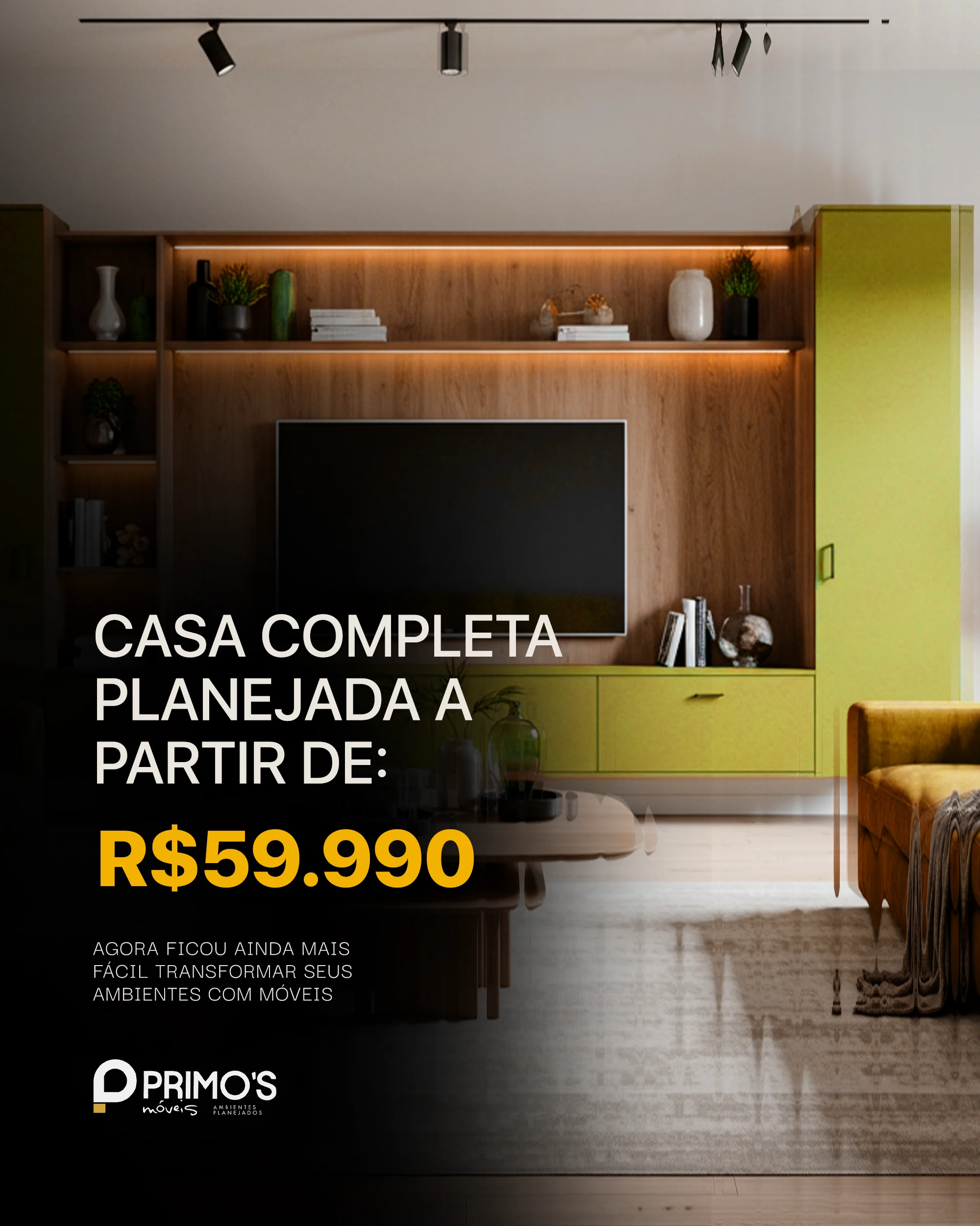 Casa completa planejada a partir de R$29.990